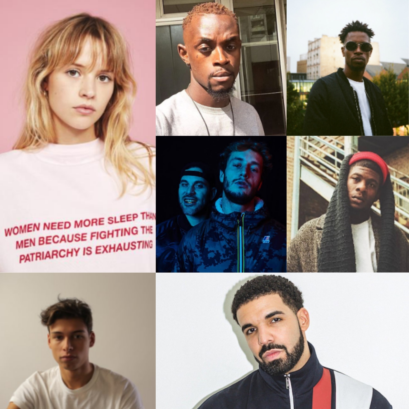SHOWTIMES de la semaine: Angèle, Cinco, Drake, Georgio, Kpoint, Mick Jenkins et Youri.