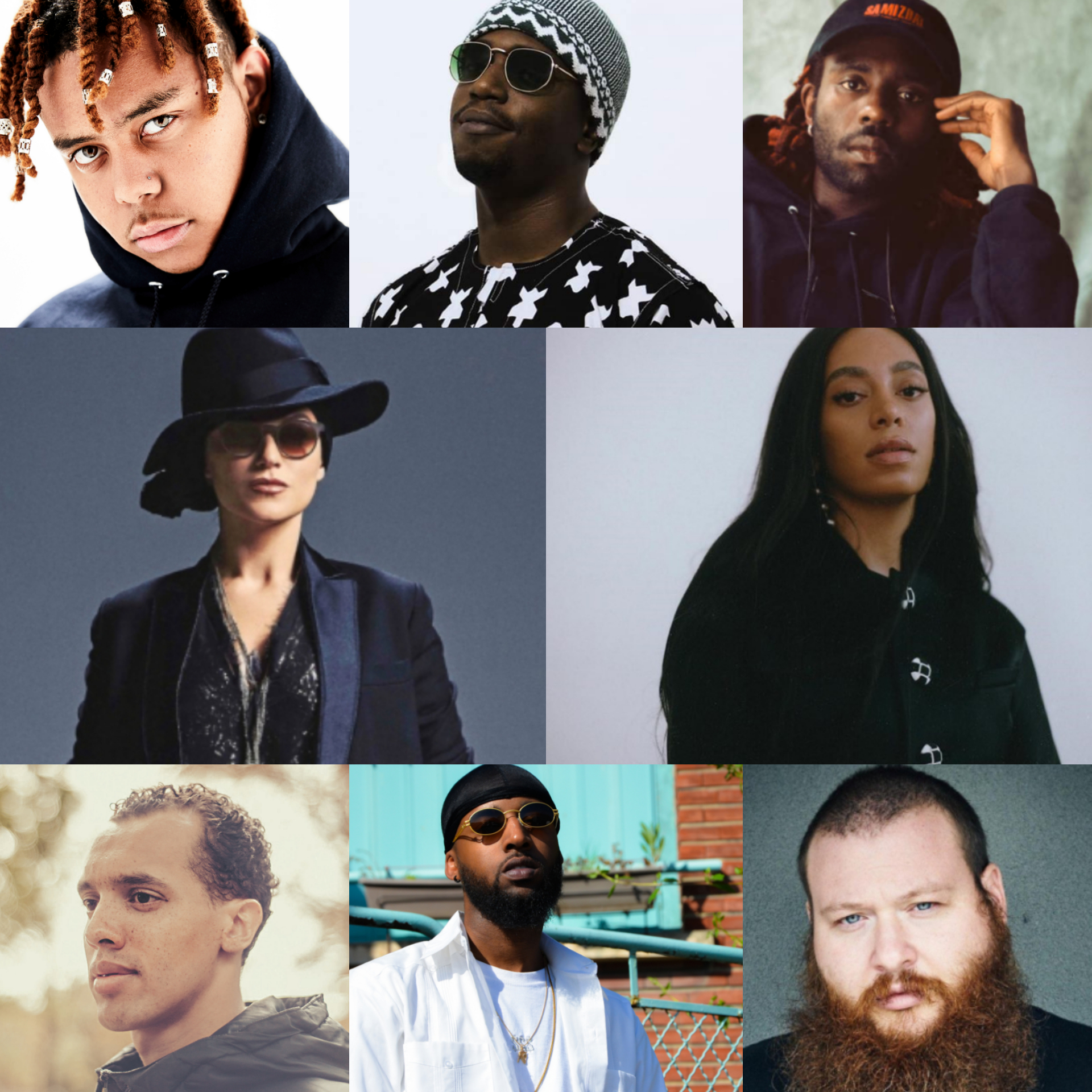 **Sélection Concerts Live Paris** Afropunk, Action Bronson, ABD, Beeby, Blood Orange, Excuse My French, Melody Gardot, Ybn Cordae.