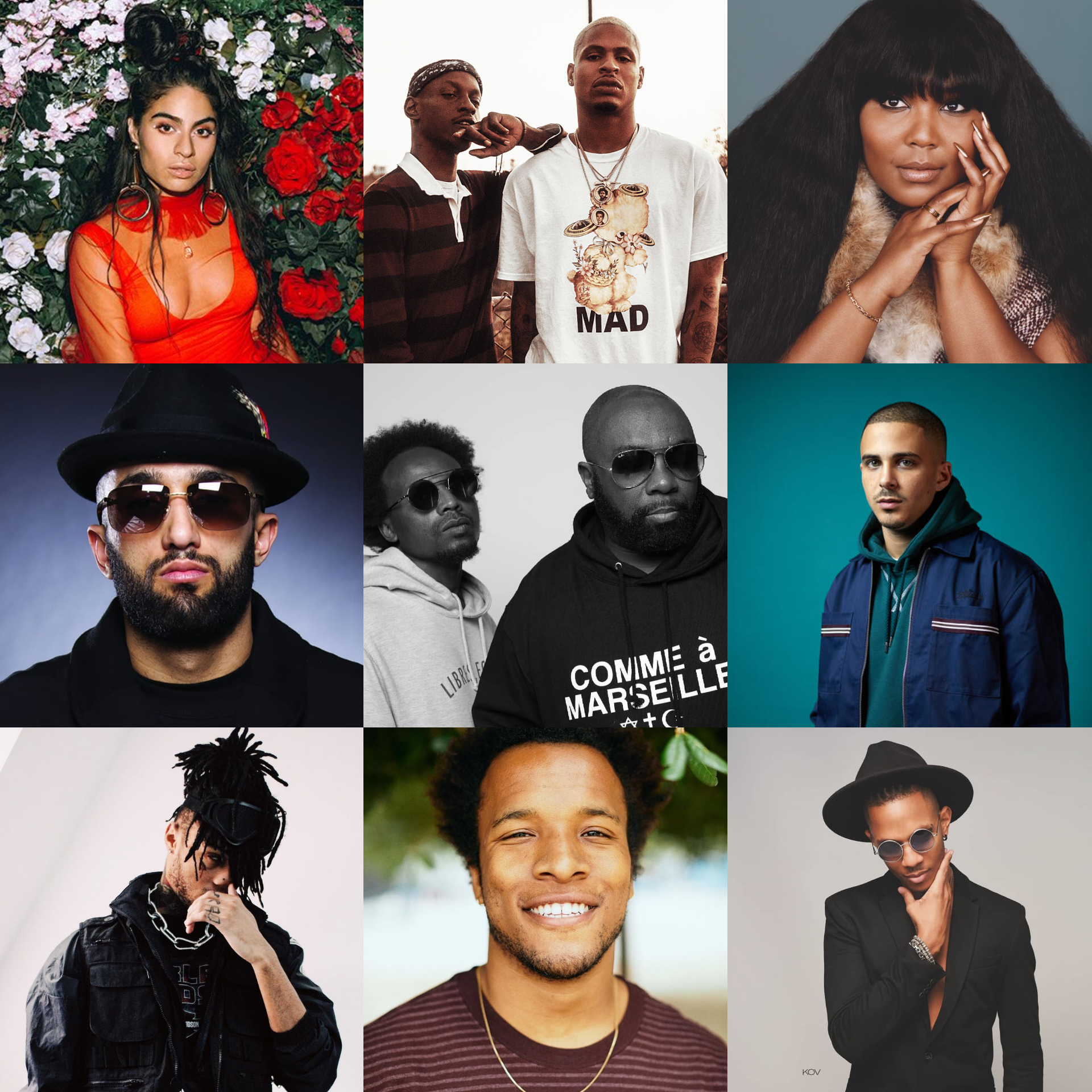 //The Showtime PARIS// Cautious Clay, Col3trane, Lizzo, Lorenz, 3ème Oeil, Jessie Reyez, Niro, Scarlrxd, The Underachievers.